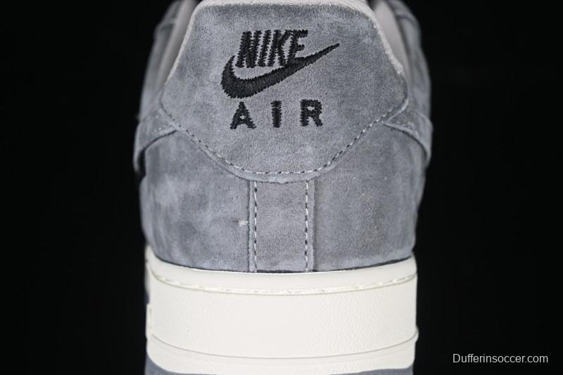 Nike Air Force 1'07 Low Dior Collaboration Grey Knit Skeleton Low-Top Casual Sneakers - KK1988-056