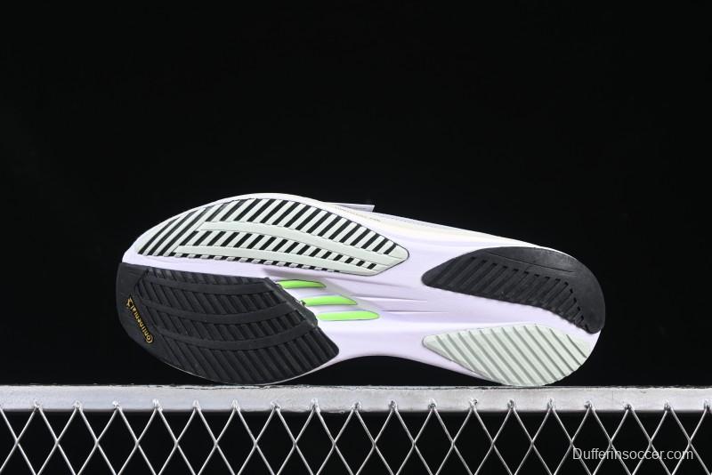 Adidas Lightstrike Pro Running Shoes - White/Black Neon Edition