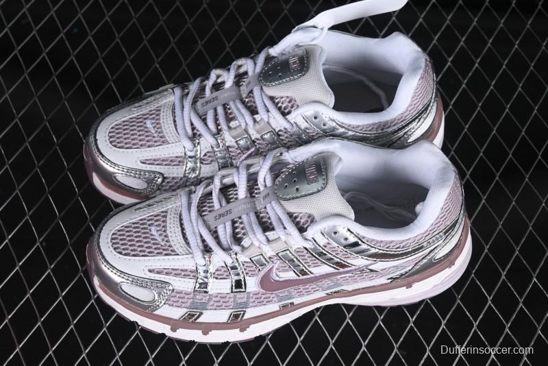 Nike P-6000 Metallic Chrome Runner - Sleek & Stylish Performance Sneakers