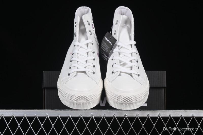 Converse Chuck 70s Classic High Top Canvas Sneakers with Thick Sole - A15786C