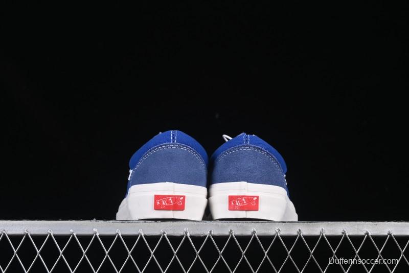 Vans Premium Old Skool 36 Retro Skate Shoes with Full-Grain Leather and Cushioned Insole - VN000CQDDWR