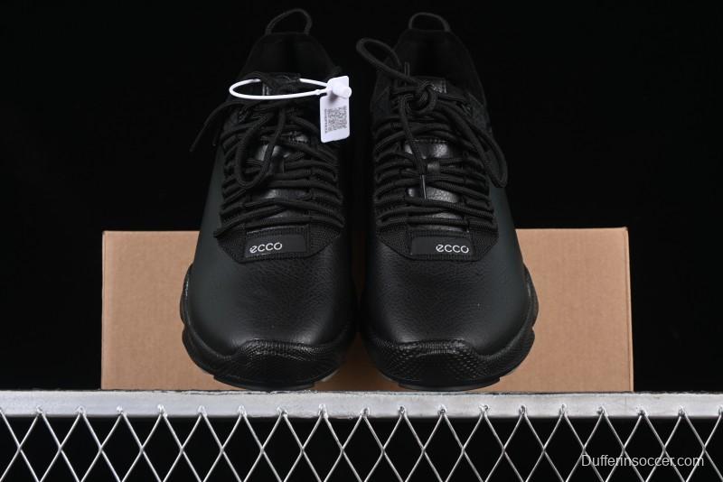 Men's All-Black Premium Leather Sneakers – Sleek & Versatile Design