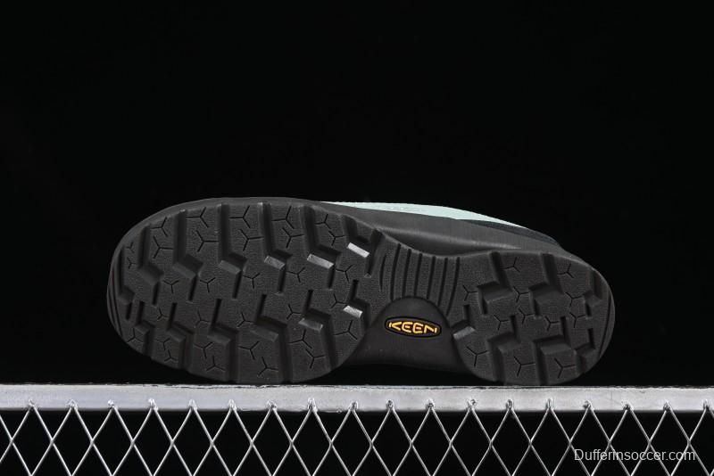 KEEN Jasper Lightweight Outdoor Adventure Shoes – Mint Green & Navy