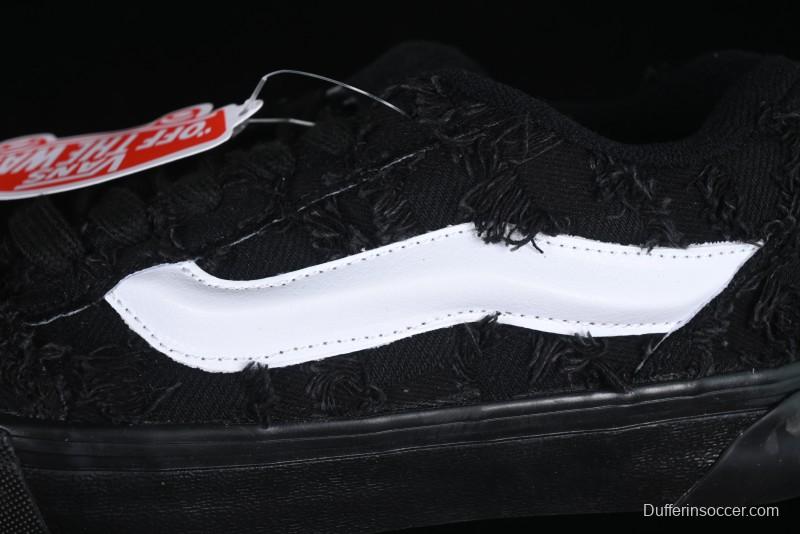 Vans Vault OG Era LX "Distressed Black" Premium Skate Sneakers