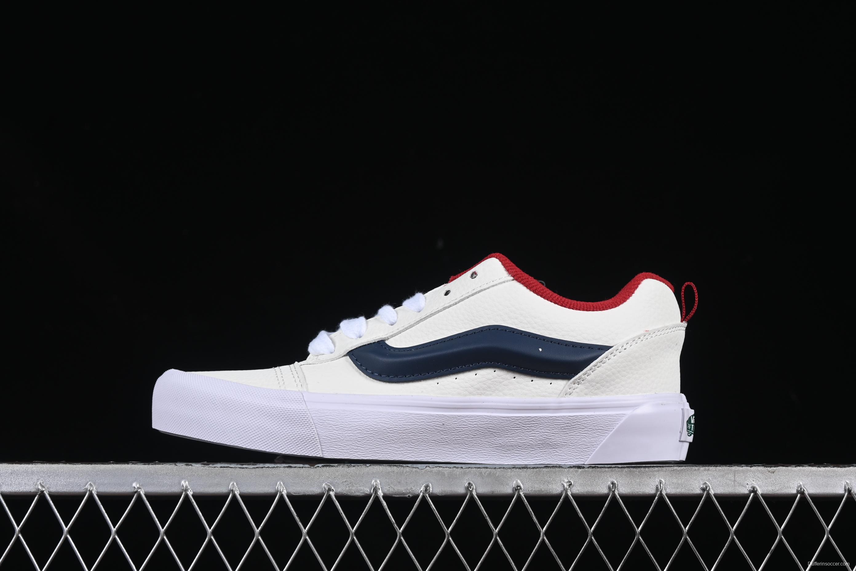 Vans Knu Skool Low Top Retro Chunky Sneakers with Oversized Logo - VN0009QC377