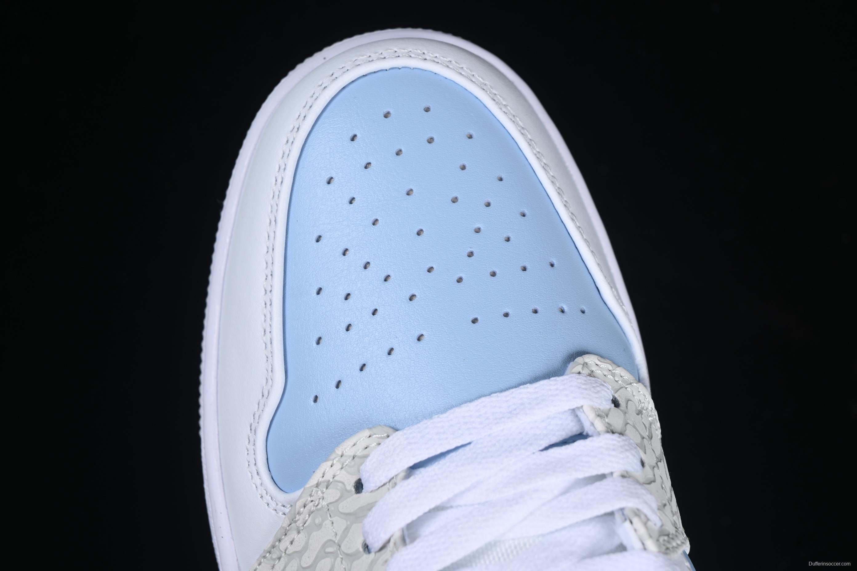 Nike Air Jordan 1 Low "True Blue" Basketball Shoes - IB7692-400