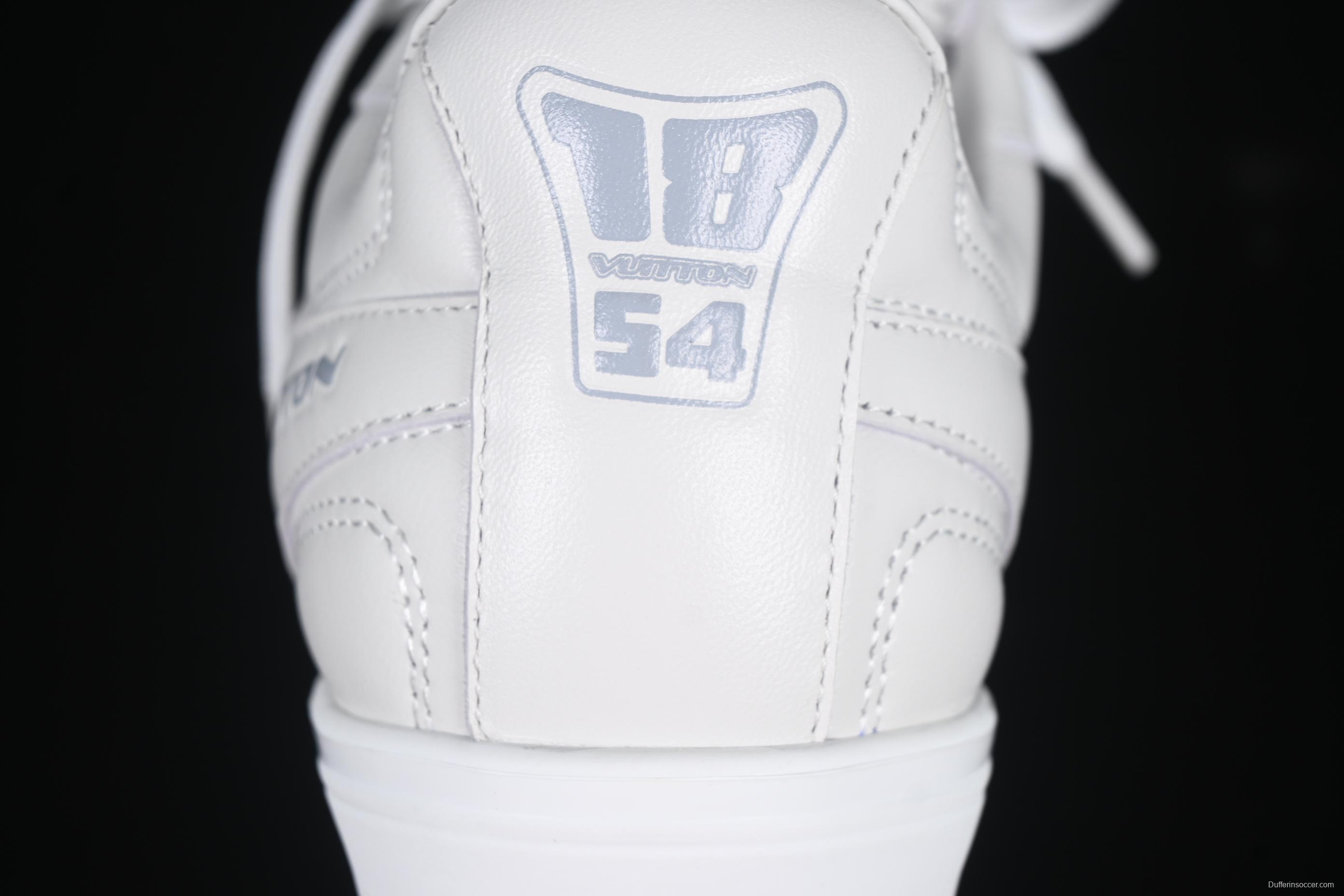 Louis Vuitton Footprint Soccer Low-Top Lifestyle Sneakers White - AJF6