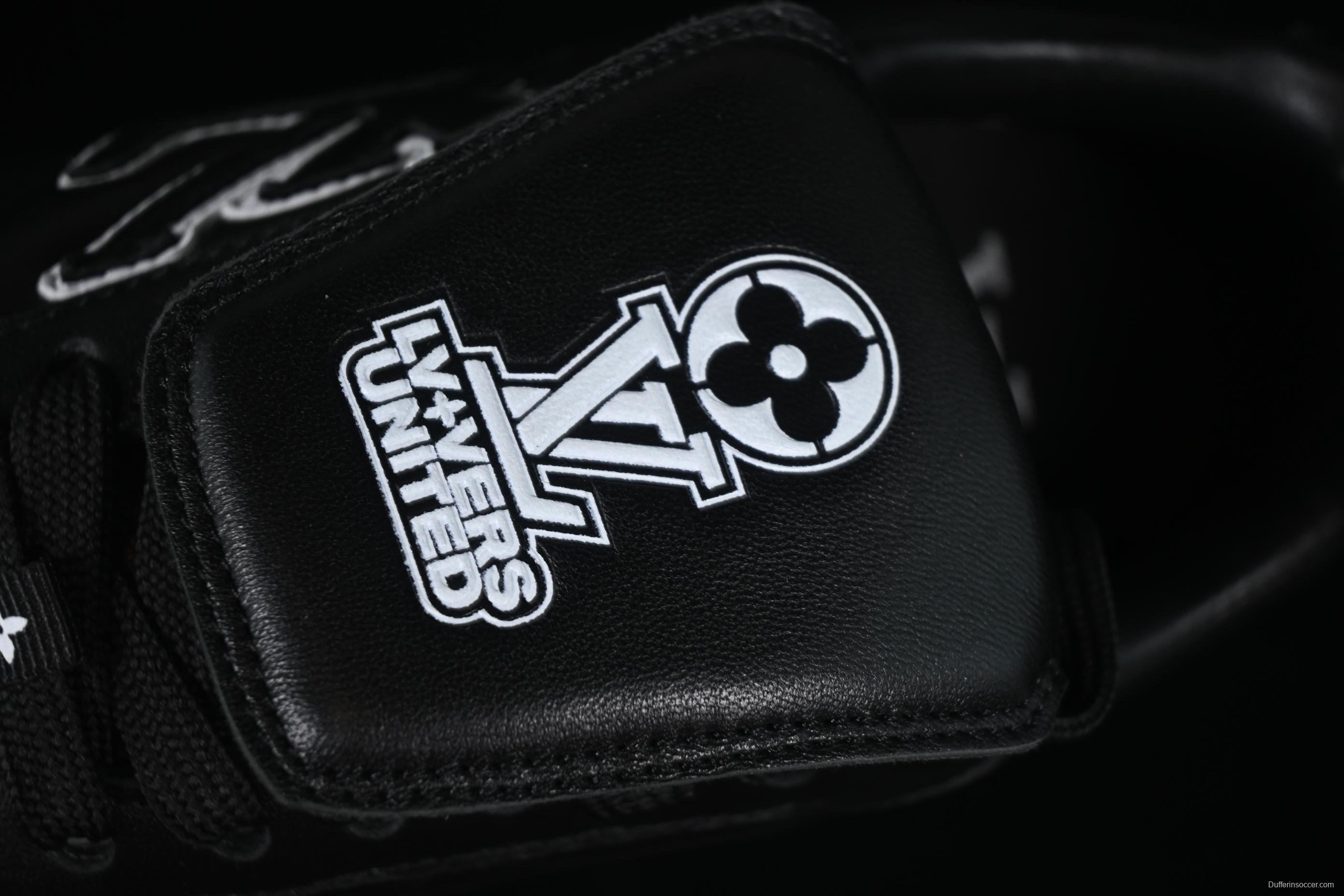 Louis Vuitton Footprint Soccer Low-Top Lifestyle Casual Shoes Round Toe Lace-Up - AJF6