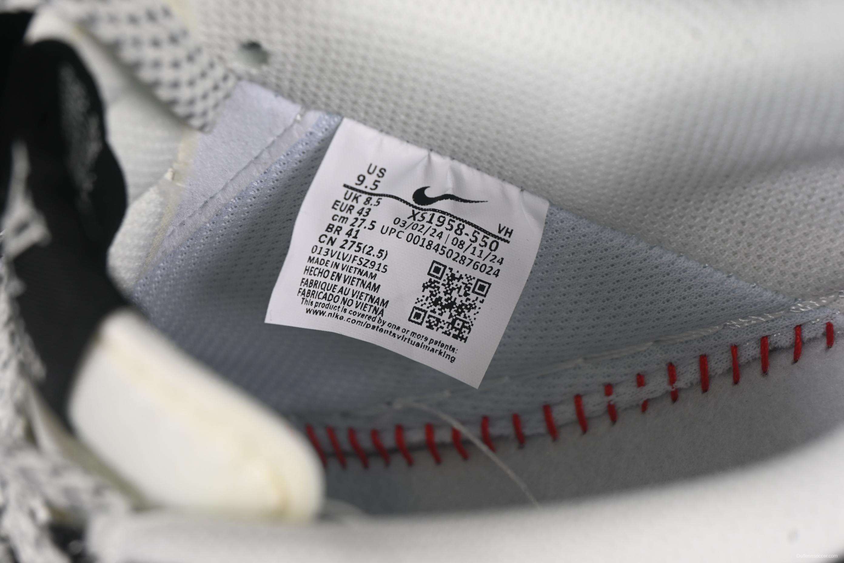 Nike Air Force 1 '07 Low LV Collaboration Denim Black Casual Sneakers - XS1958-550