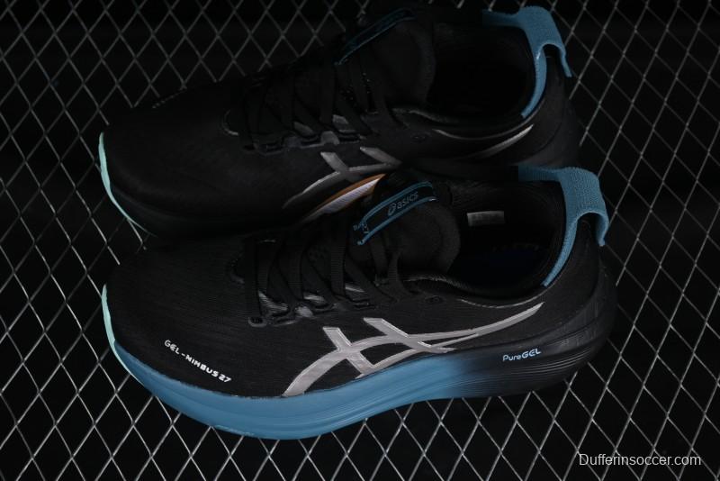 Asics Gel-Nimbus 27 Retro Breathable Casual Shoes with Cushioning for Men - 1011C093-001