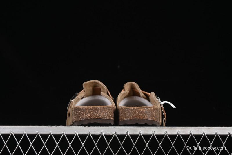 Birkenstock Arizona Soft Footbed Sandals with Suede Leather and Lambswool Lining - G.D4