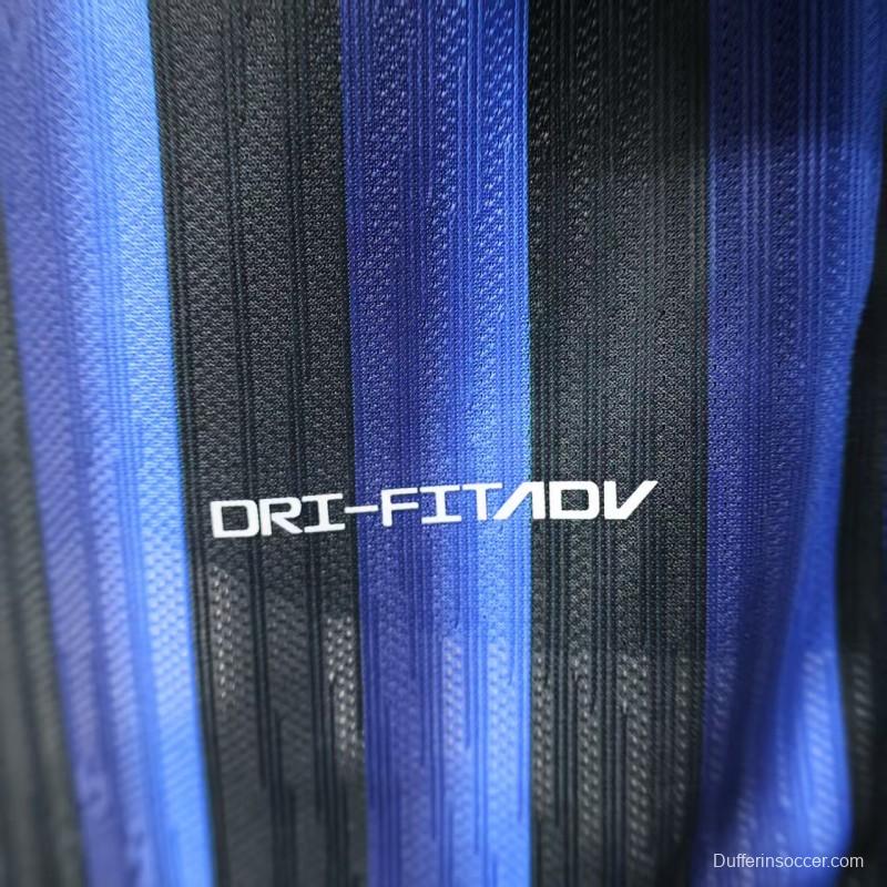 Player Version 25/26 Inter Milan Home Jersey Without Sponsor