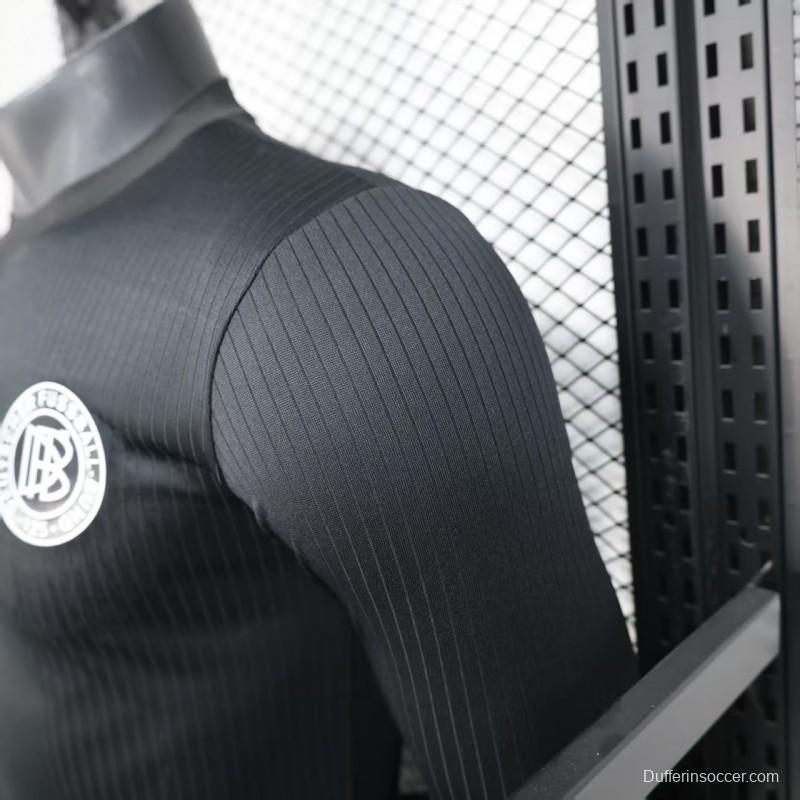 Player Version 2025 Germany Black 125Th Anniversary Long Sleeve Jersey