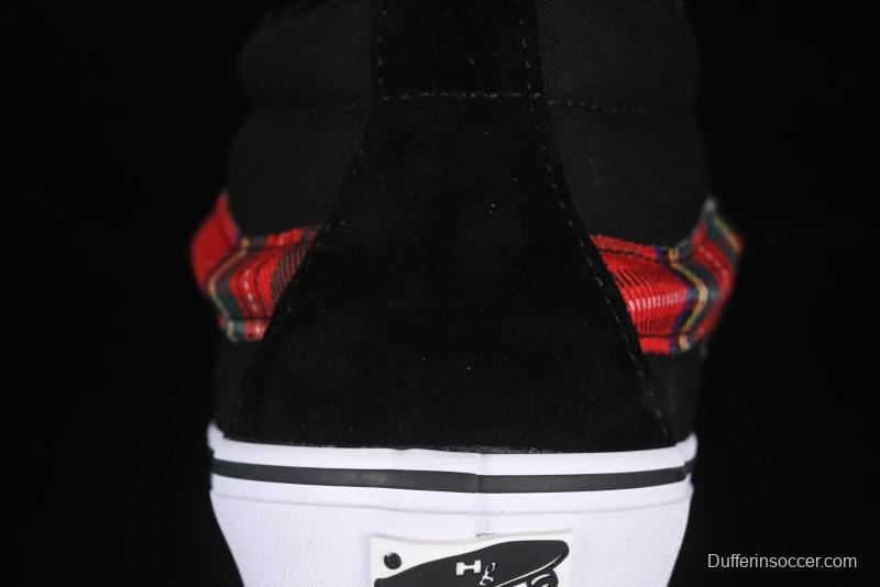 Vans Sk8-Mid Anaheim Collection Scottish Plaid Casual Low-Top Canvas Shoes - VN0A4UWIVNE