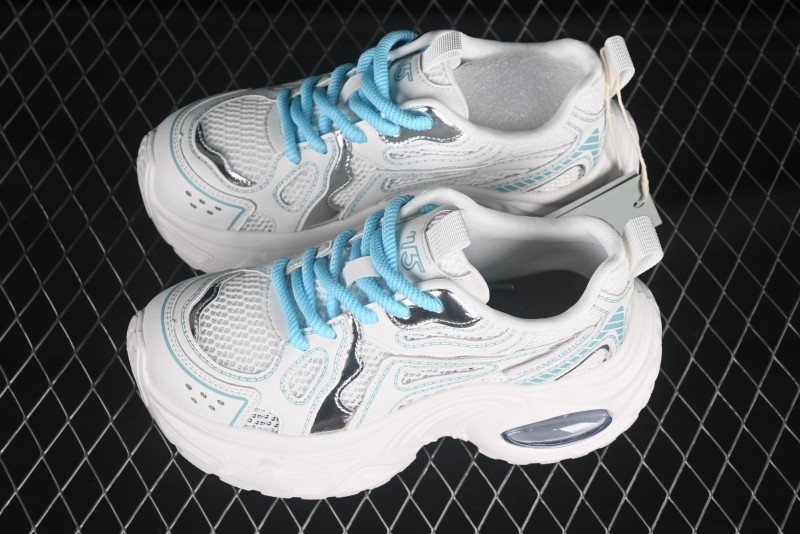 GG-CC Casual Fashion Sporty Chunky Platform Sneakers Series 879 Blue