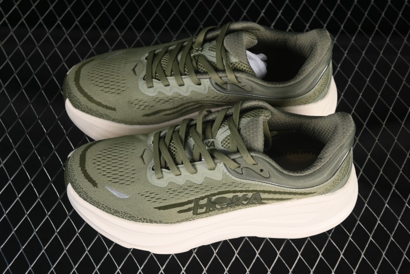 HOKA ONE ONE Bondi 9 Cushioned Running Shoes with Engineered Mesh Upper - 1162011 SSSC