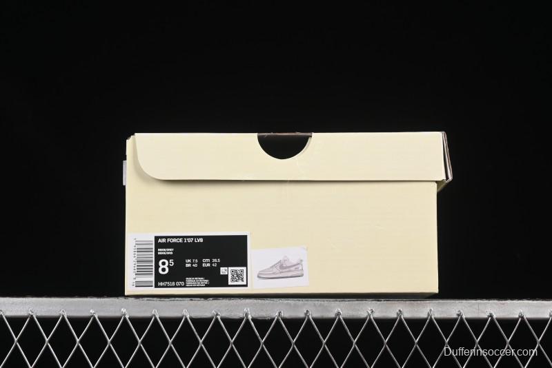 Nike Air Force 1 '07 Low Collaboration Sneakers with Double Swoosh Design - HH7518-070