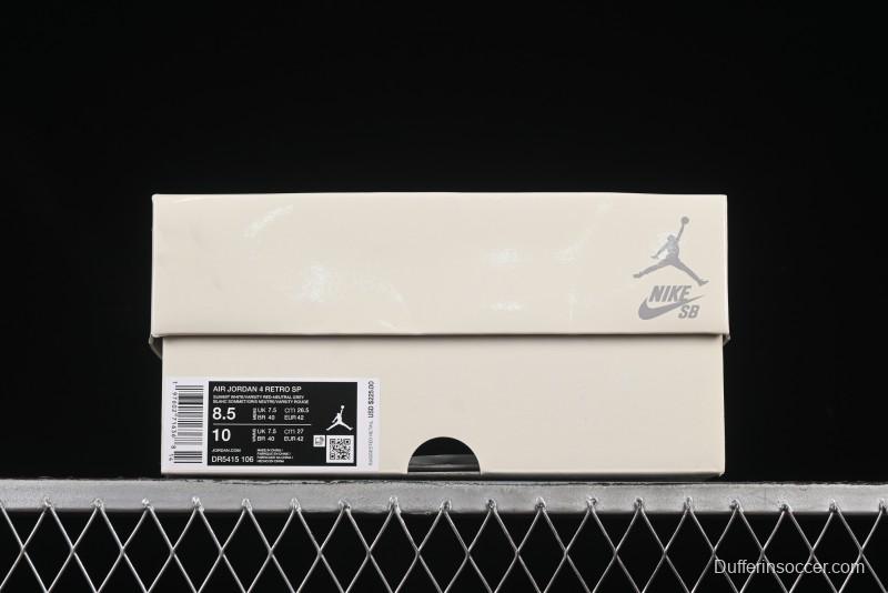 Nike SB x Air Jordan 4 OG "Varsity Red" Retro Basketball Shoes - DR5415-106