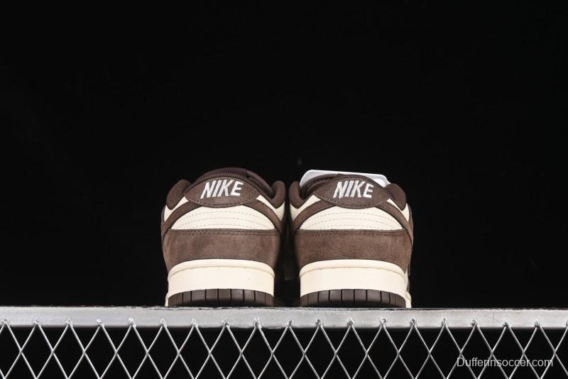 Nike SB Dunk Low White Mocha Low-Top Casual Skate Shoes - FQ8249-104
