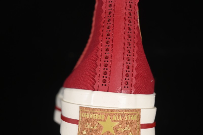 Converse Chuck Taylor All Star 1970s High Top Sneakers in China Red - A12460C