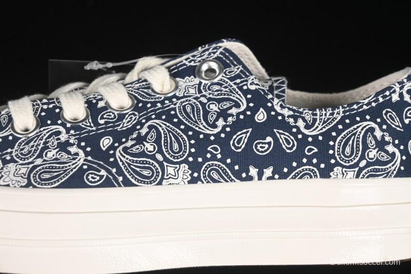 Converse Chuck 1970s Low Top Casual Sneakers with Paisley Pattern - A15751C