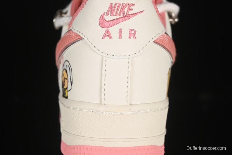 Nike Air Force 1'07 Low x Capybara "Pour milkBape" Casual Sneakers - LV0506-880