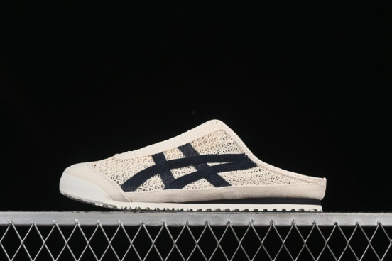 Onitsuka Tiger Mexico 66 Sabot Slip-On Shoes with Breathable Mesh Upper - 1183C123-200
