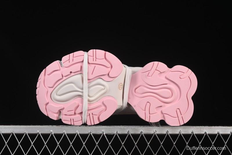 GG-CC Star Same Style Lace-Up Hollow-Out Chunky Sneakers with 5cm Hidden Heel - G25U9988