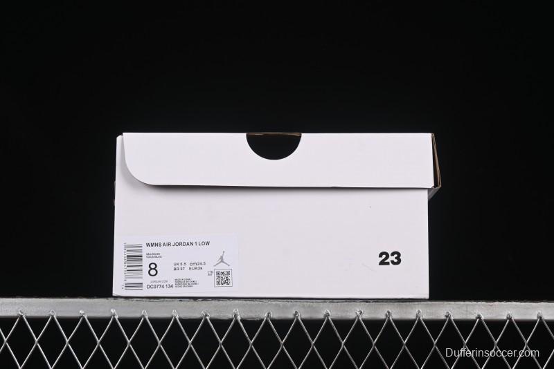 Nike Air Jordan 1 Low AJ1 White Mint Green Low-Top Casual Lifestyle Sneakers - DC0774-134