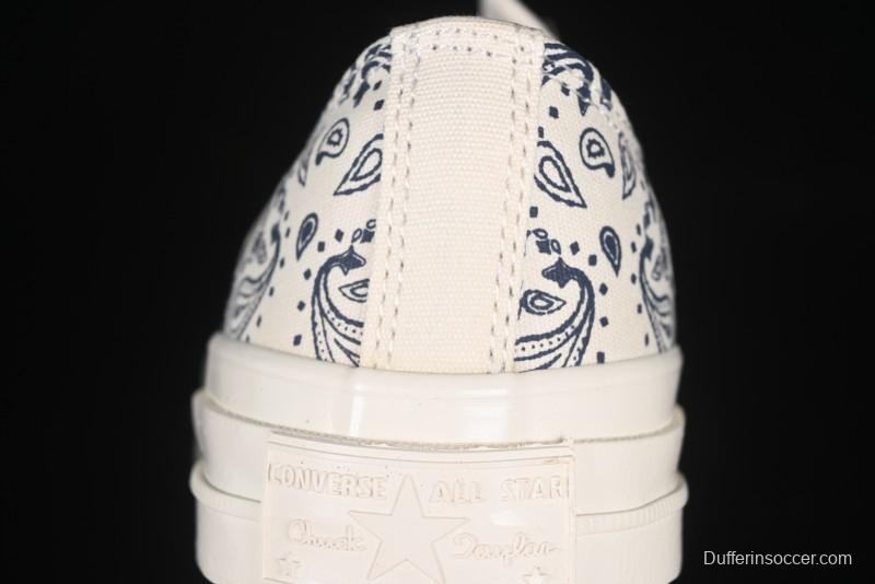 Converse Chuck 1970s Low Top Casual Sneakers with Paisley Pattern - A15752C