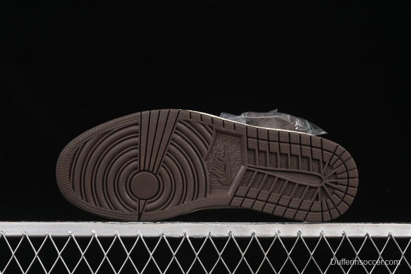 Nike Travis Scott x Air Jordan 1 High OG AJ1 Reverse Swoosh Limited Edition - CD4487-100