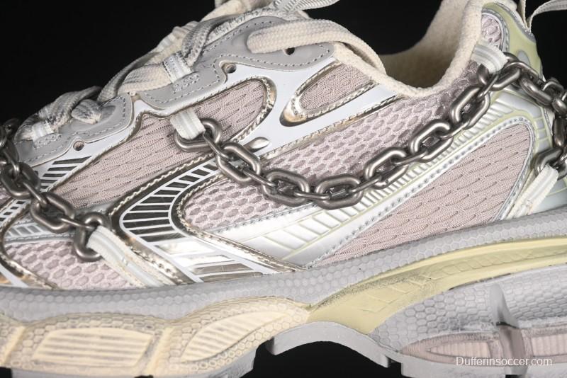 Balenciaga Phantom Sneaker 3XL Running Shoes with Transparent Heel Strap - W3XPL9182