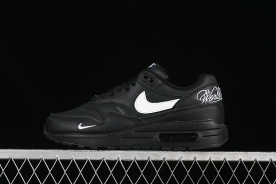 Nike Air Max 1 Retro Running Shoes with Half-Sole Air Cushion - HF8813-001