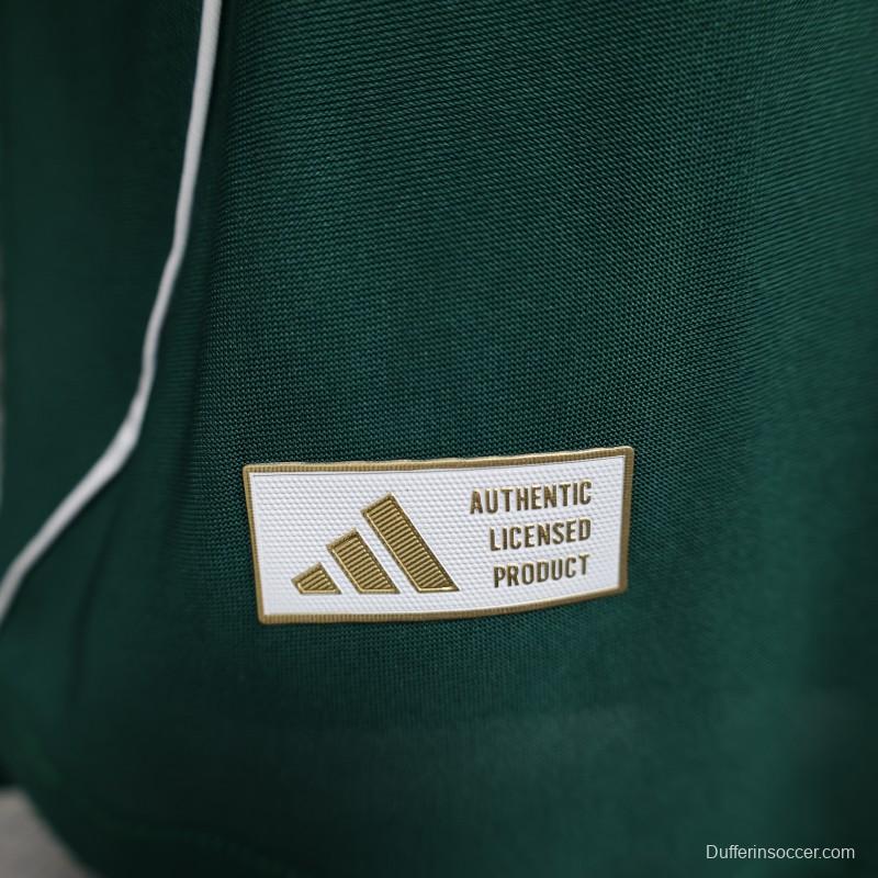 Player Version 25/26 Real Madrid Green with White Trim Jersey