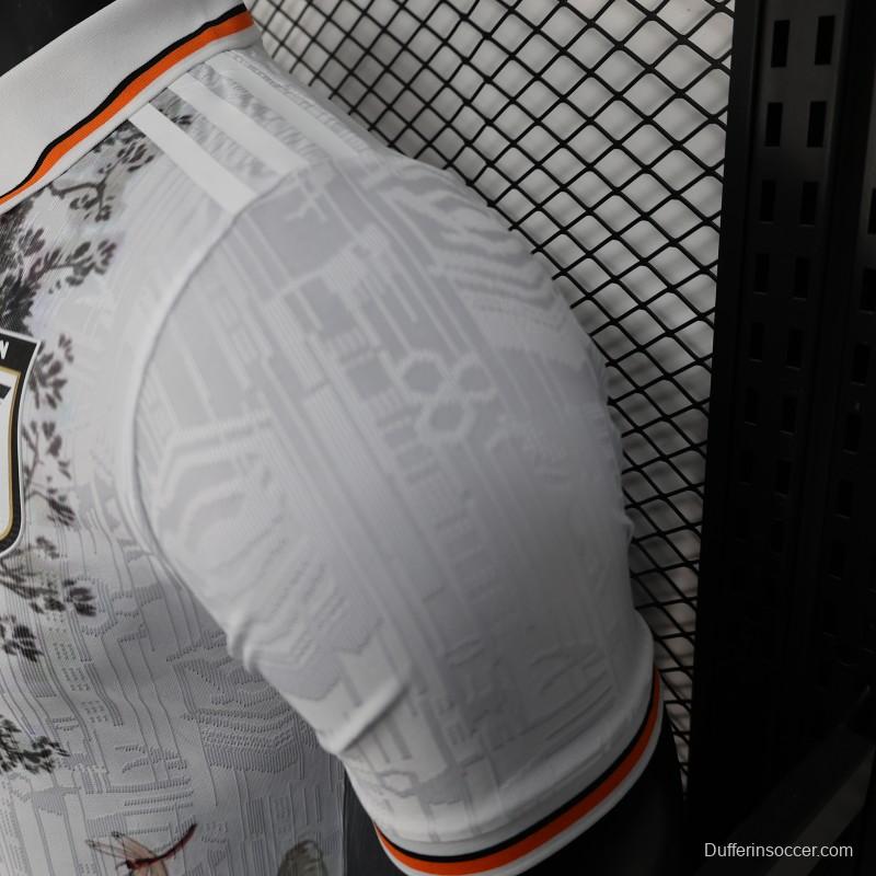 Player Version 2025 Japan White with Dragon Ball Nature Scene Jersey