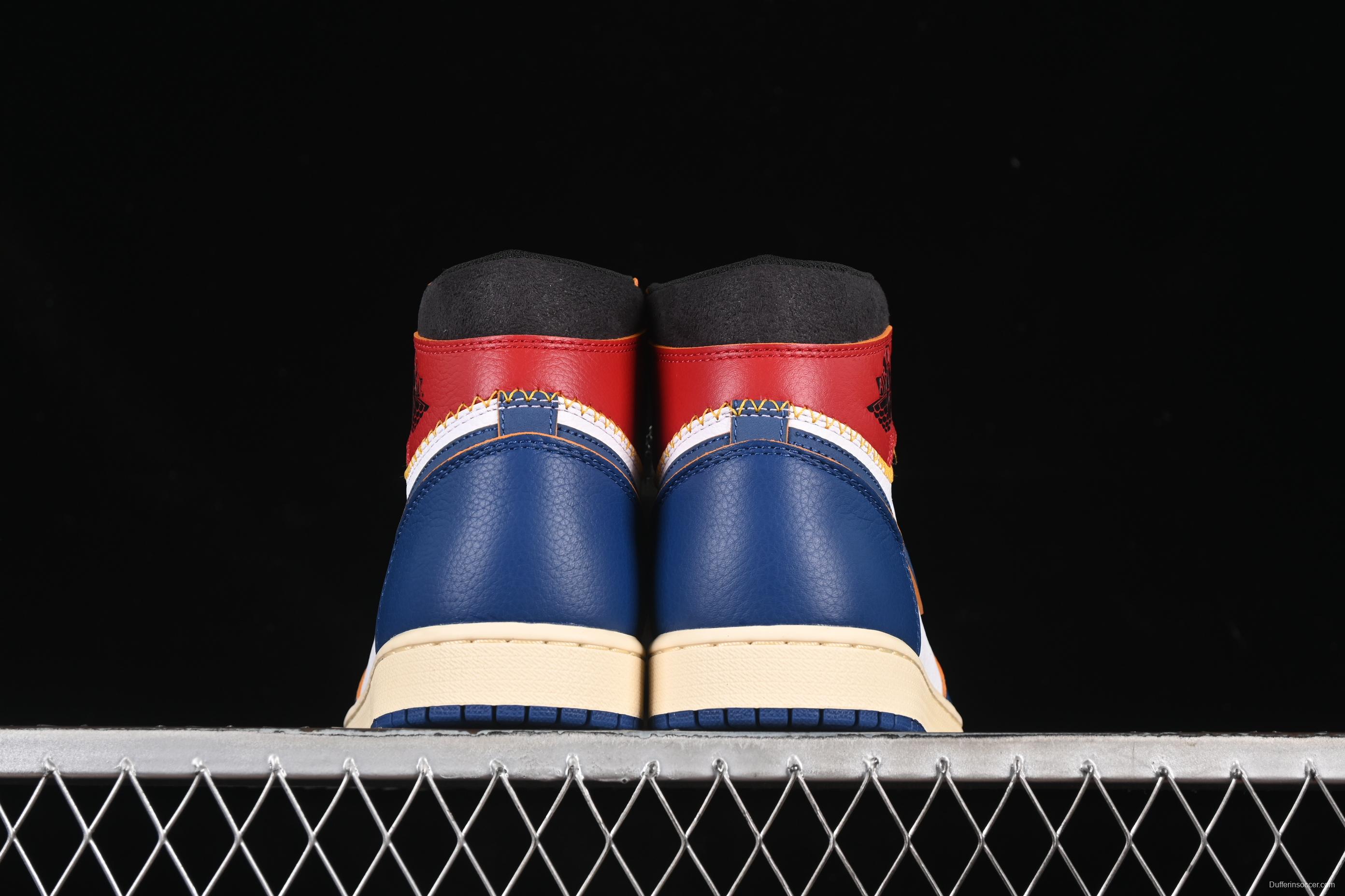 Nike Air Jordan 1 x Union AJ1 Limited Edition Deconstructed Patchwork Basketball Shoes - BV1300-146