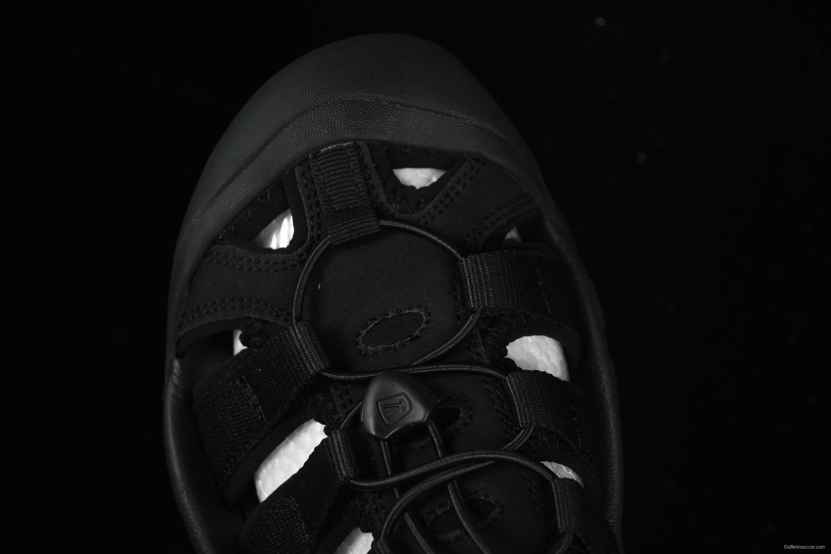 Keen Newport Summer Trendy Woven Elastic Strap Water Hiking Outdoor Sandals - 1022258 Black White