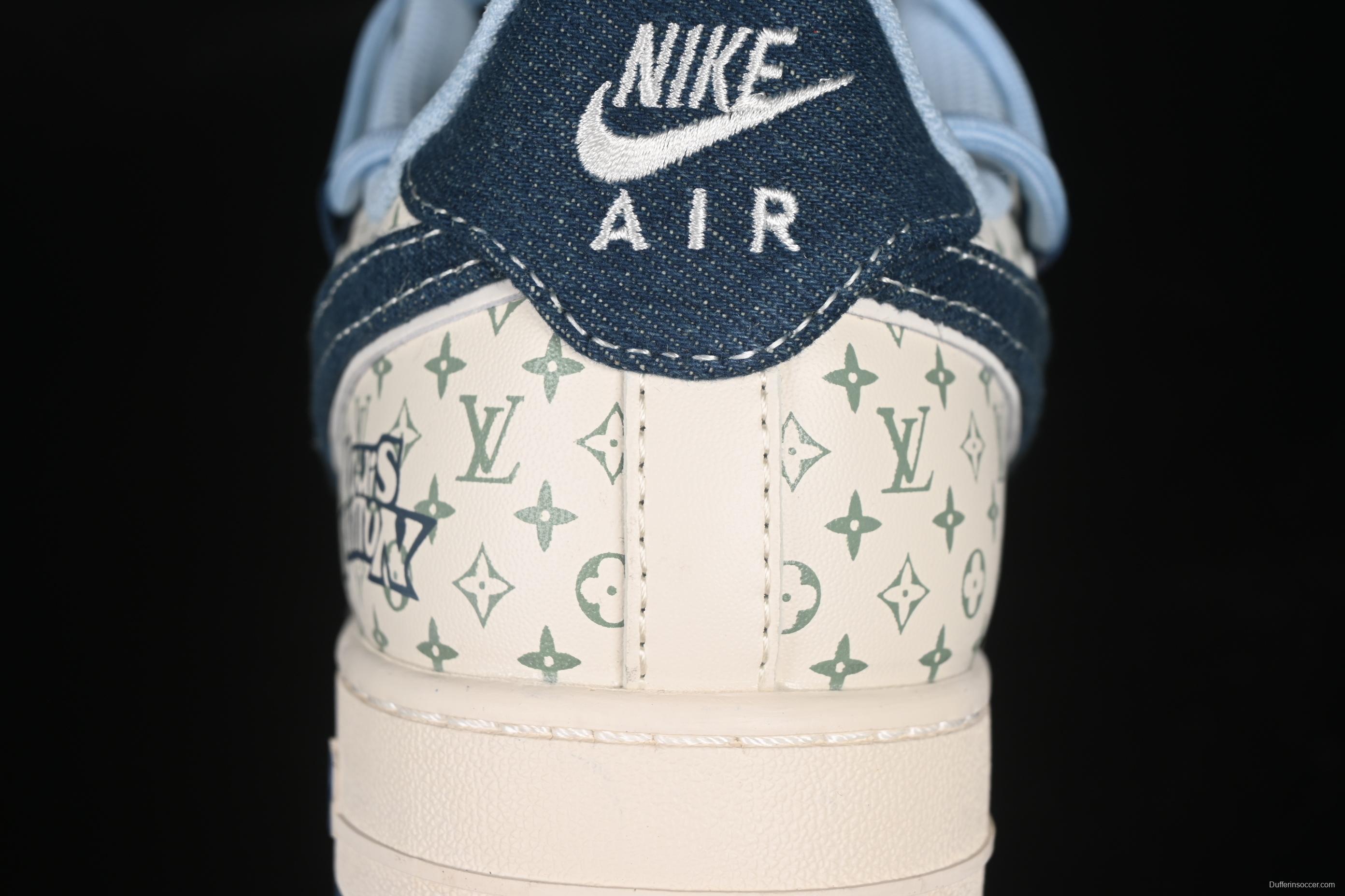 Nike Air Force 1'07 Low LV Collaboration Print Drawstring Casual Sneakers - DM6868-096