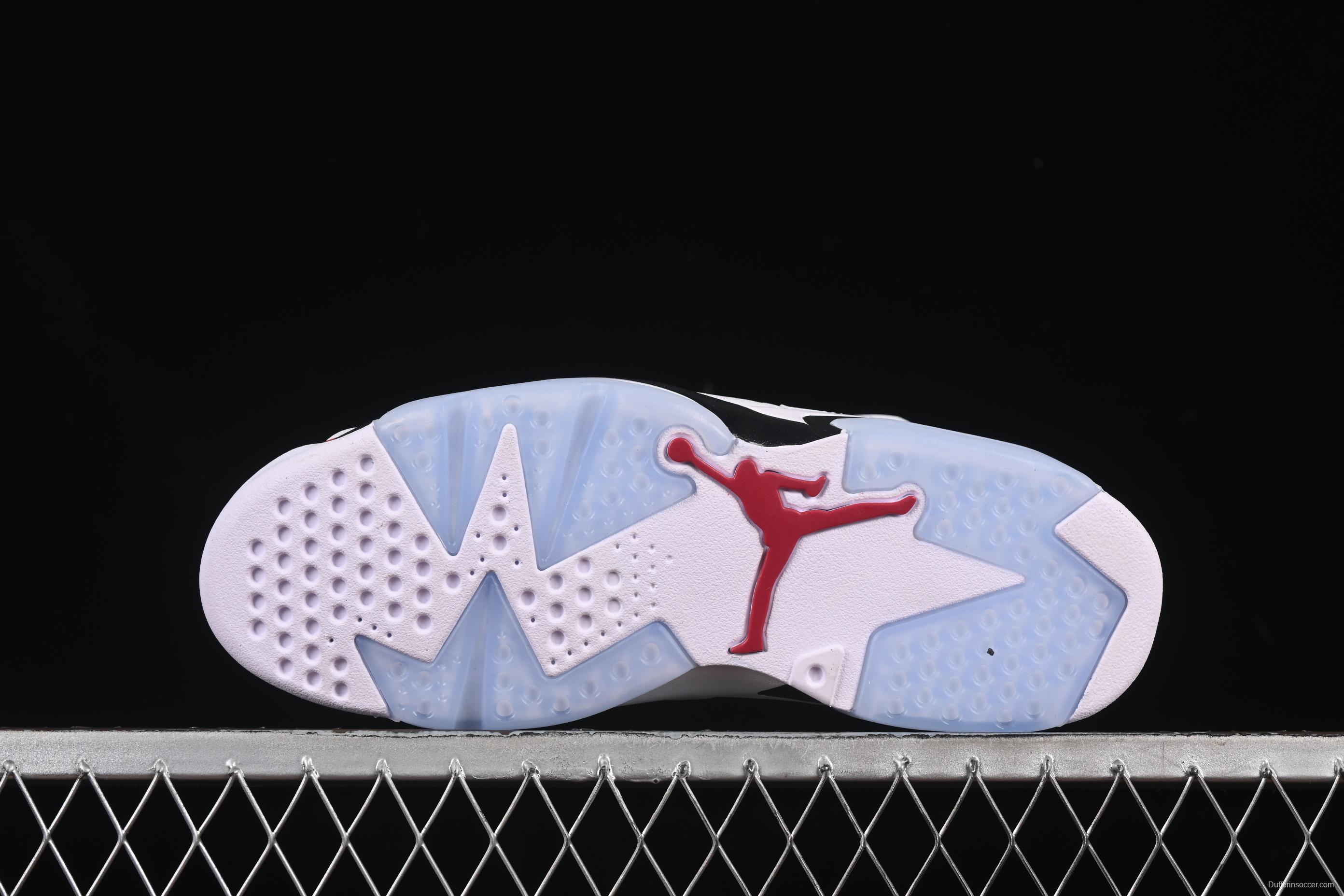 Nike Air Jordan 6 Retro High Basketball Shoes in Carmine White Red - CT8529-106