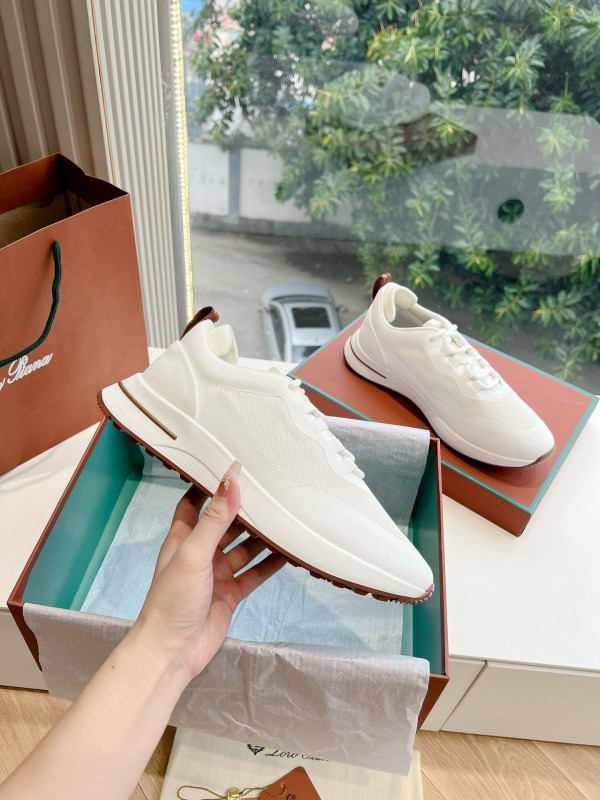 2024 Unisex Le Parmentier White Knit Top Version Thick Sole Casual Shoes MJ00340(F)