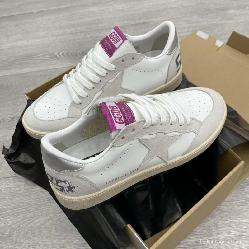 2024 Unisex GGDB White Grey Suede Leather Sneakers MJ00260