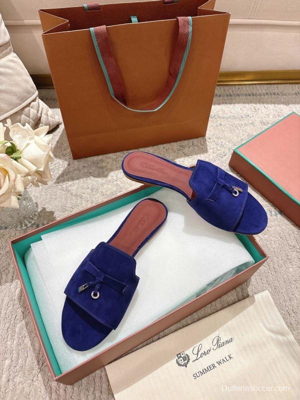 2025 Slippers LP Blue Suede Slide LY00000