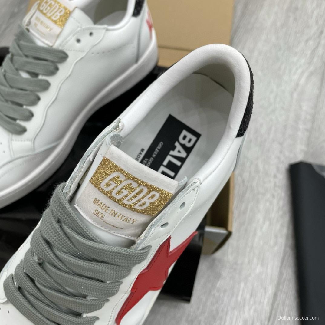 2024 Unisex GGDB White Red Leather Sneakers MJ00260
