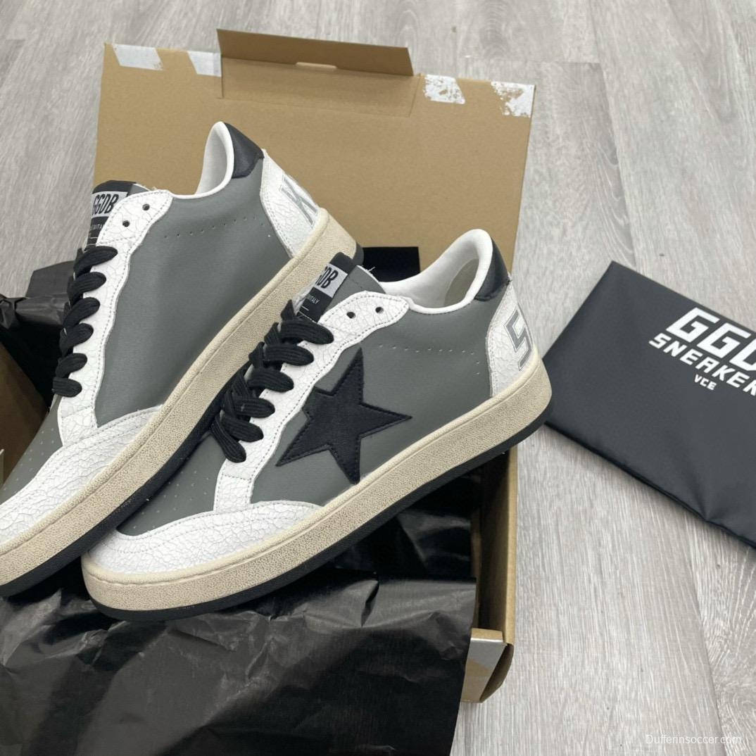 2024 Unisex GGDB Grey White Black Leather Suede Low Top Sneakers MJ00260