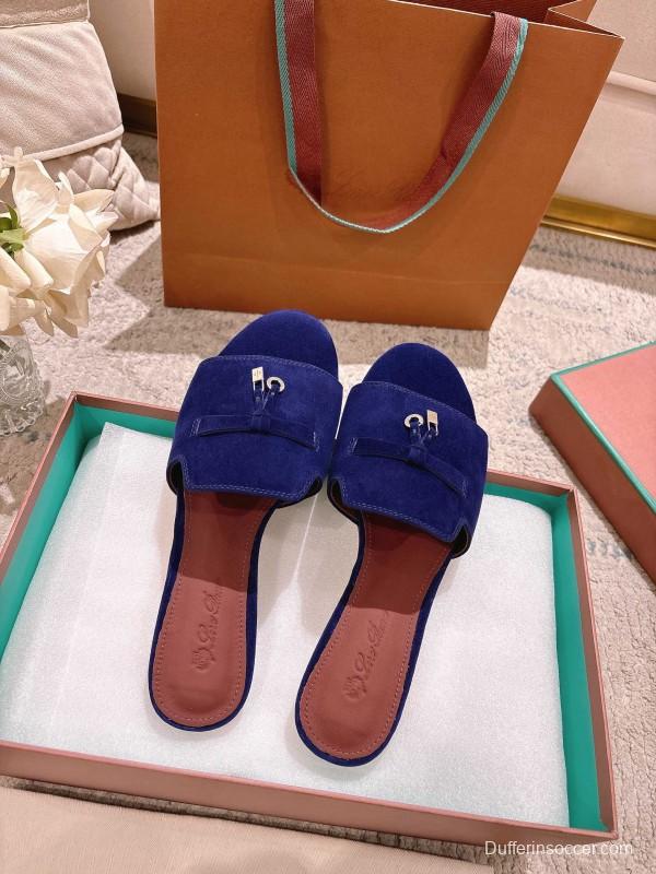2025 Slippers LP Blue Suede Slide LY00000