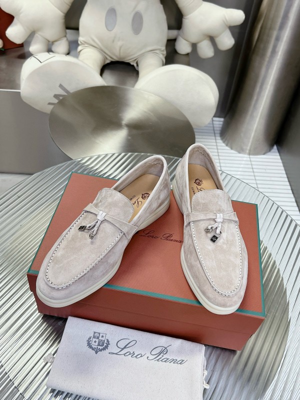 2024 Unisex Le Parmentier Beige Suede Loafers