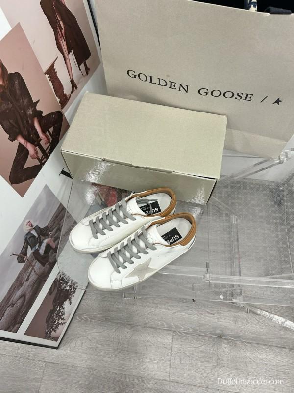 2025 Unisex GGDB White Brown Leather Sneaker MJ00260