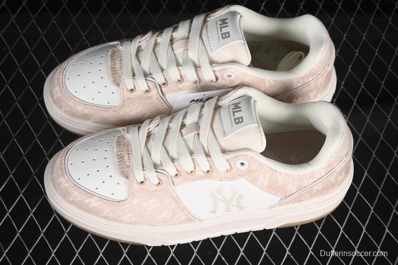 New York Yankees Chunky Liner Embo Monogram Elevated Platform Casual Running Shoes - 3ASXV015N50BGS