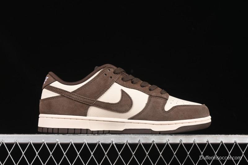 Nike SB Dunk Low White Mocha Low-Top Casual Skate Shoes - FQ8249-104