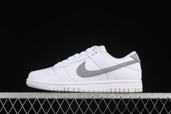 Nike SB Dunk Low White Grey Low-Top Casual Skate Shoes - IH0632-141